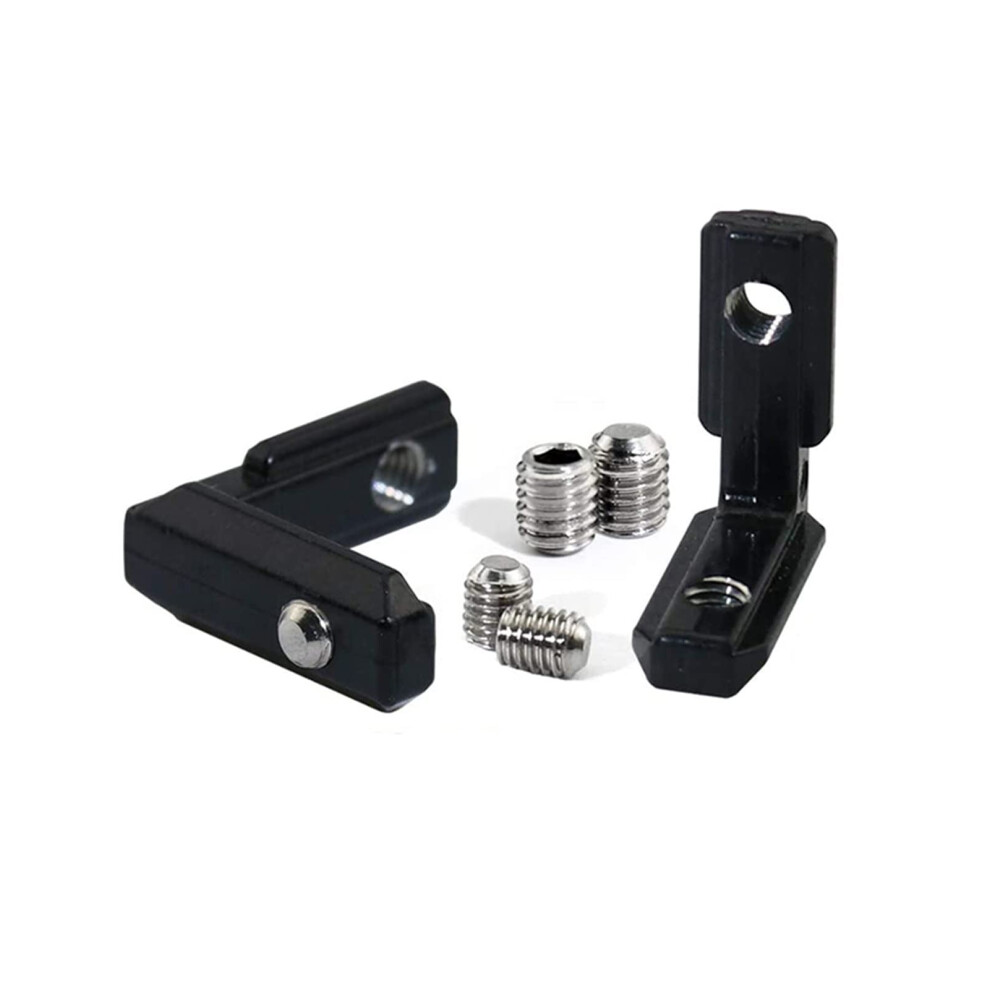 20Pcs T Slot Connector Brackets 2020 Series Aluminum Extrusion Corner Bracket Heavyduty Rustresistant 9771547877936