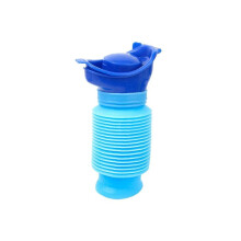 Reusable Male Portable Urinal Bottle with Leak‑Resistant Seal for Travel and Camping, Blue