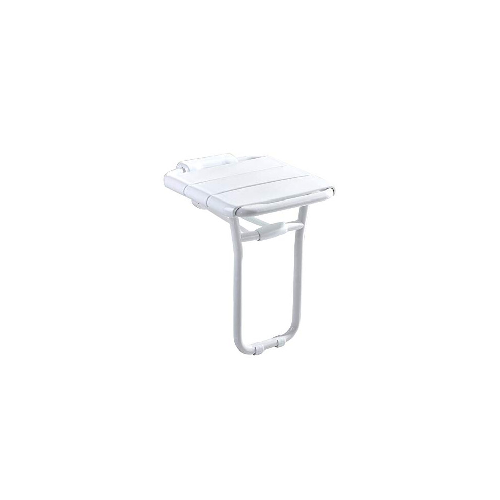 Wall Mounted Folding Shower Seat 400lb Load Capacity Space Saving Bench for Elderly and Disabled