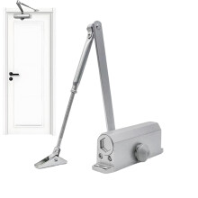 Commercial Hydraulic Door Closer Heavy Duty Adjustable Speed Surface Mounted Automatic Door Control