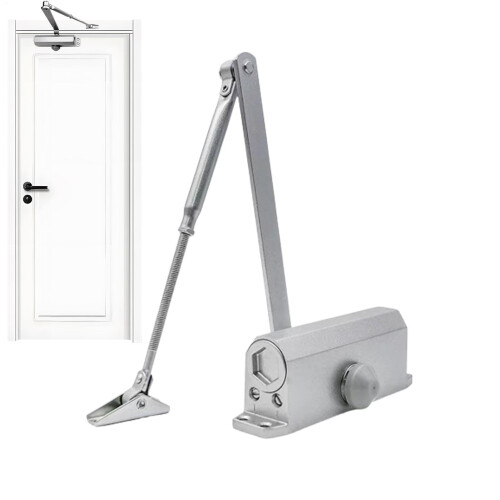 Commercial Hydraulic Door Closer Heavy Duty Adjustable Speed Surface Mounted Automatic Door Control