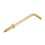 100Pack Brass Plated L Shape Screw Hooks, Secure Hold SelfTapping Design for DIY and Wall Hanging 4