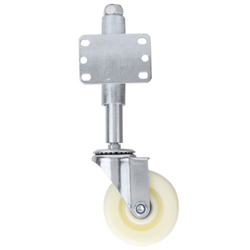 Spring Loaded Gate Wheel 4in Heavy Duty Swivel Caster 110lbs Load Support for Farm Gate 1