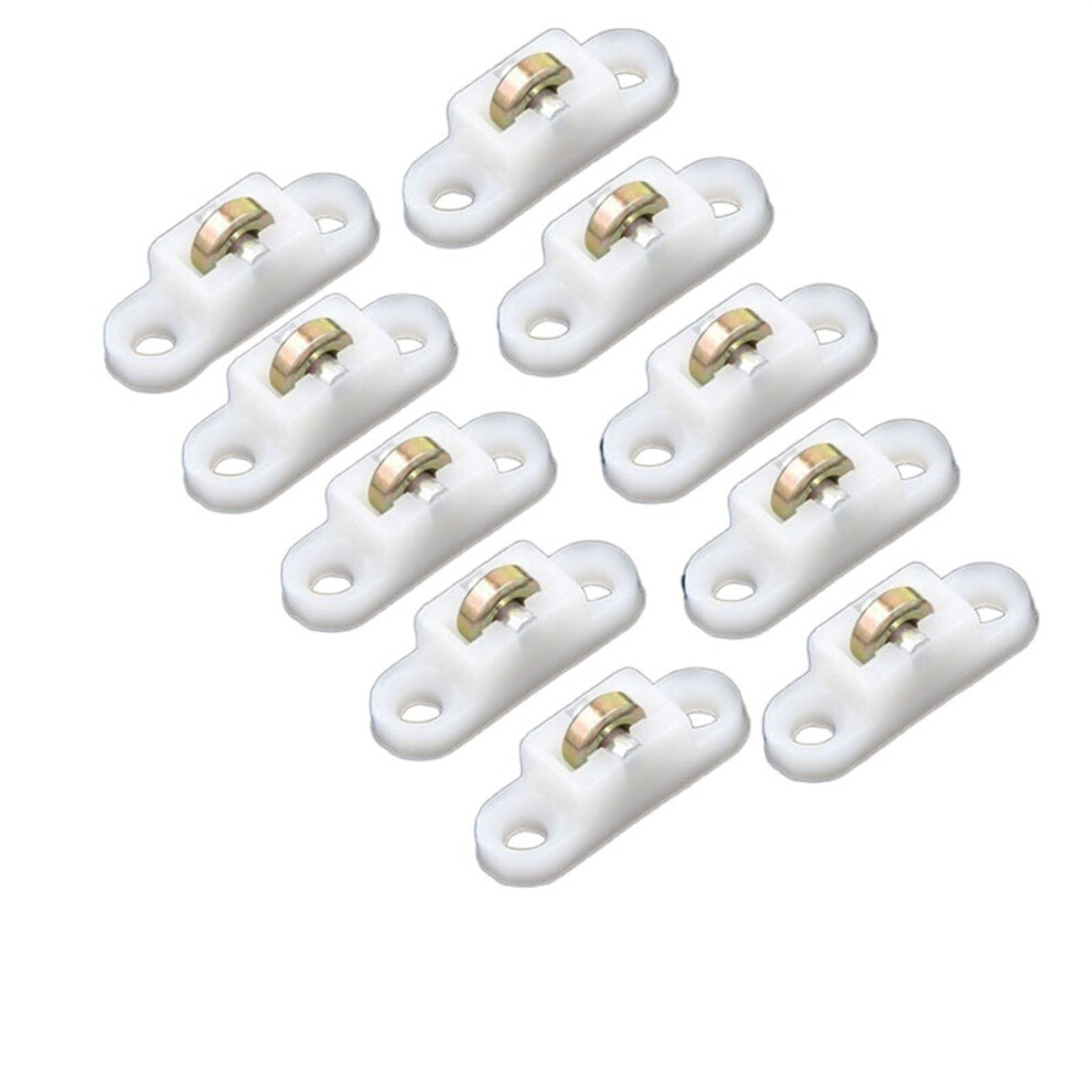 Plastic Steel Sliding Door Roller Bearing 10Pcs, Smooth Rolling Nylon Window Pulley For Easy Installation 9073542022909