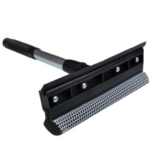 Car Window Cleaner Squeegee 2 in 1 Design Streak Windshield and Mirror Cleaning Tool with Sponge and Rubber Blade