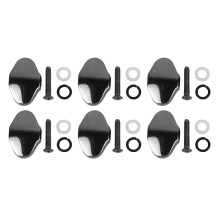 6pcs Guitar Tuning Pegs Machine Heads Black