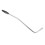 Single Tremolo Arm - Metal, Silver w/ Black Handle 4