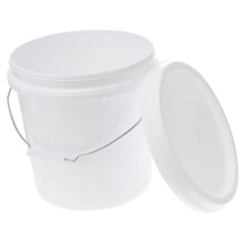 Pet Food Storage Container Airtight Seal Design Food Grade Plastic Bucket with Lid and Handle