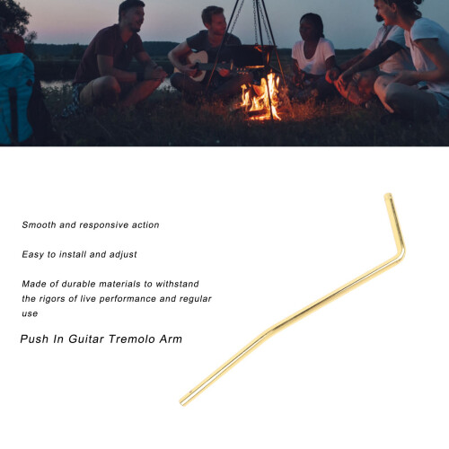 Push In Tremolo Arm Gold - Metal for Guitars 2