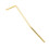 Push In Tremolo Arm Gold - Metal for Guitars 10