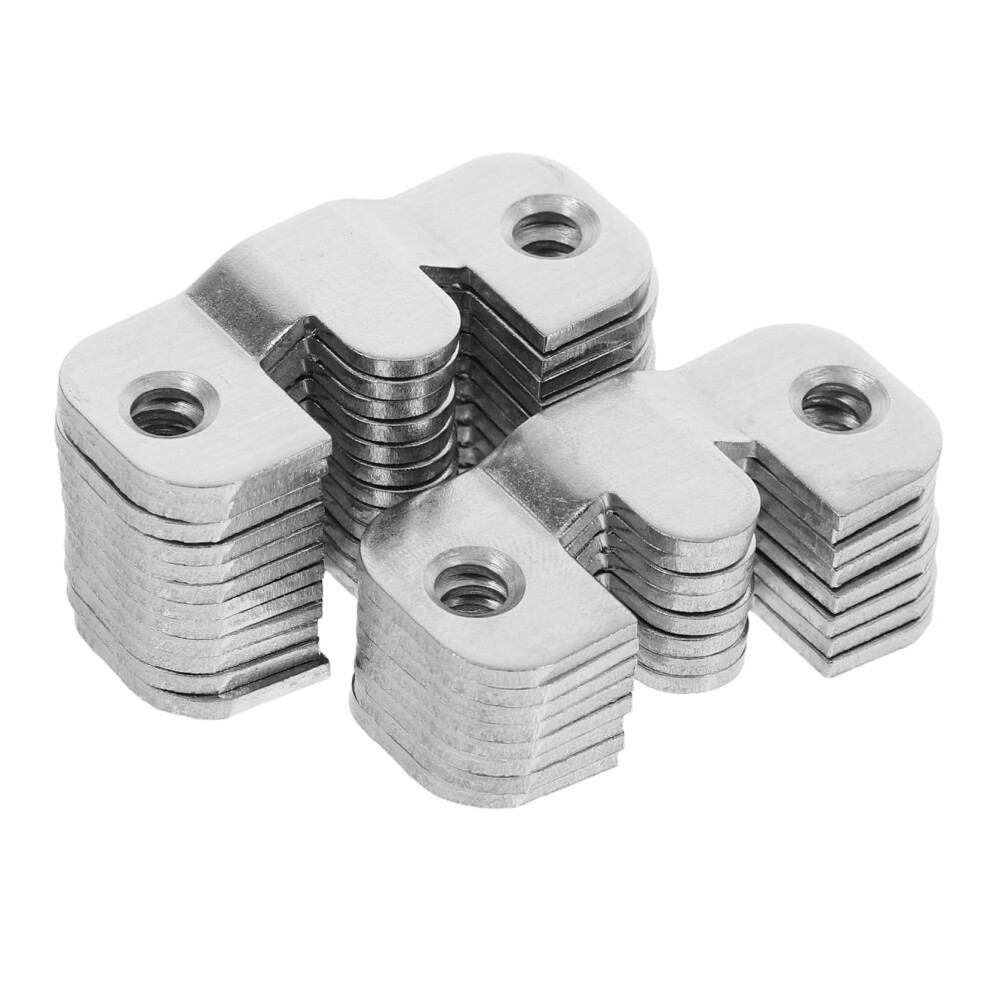 20Pcs Heavy Duty Picture Hanging Hardware Flush Mount Brackets For Frames And Mirrors Secure Locking Design 9073542023067