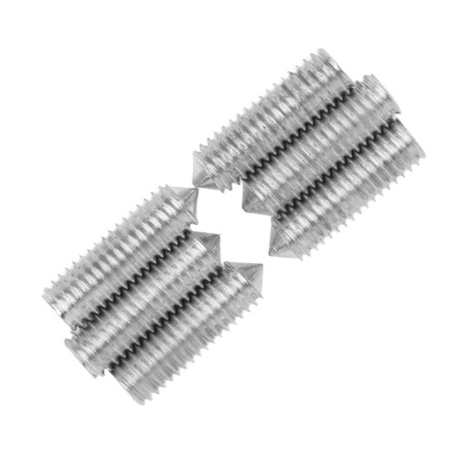 6x Tremolo Steg Sechskantschrauben Silber 2