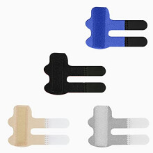 4 Pieces Adjustable Finger Splint Set for Straightening and Support with Metal Alignment