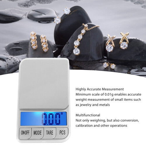 Digital Pocket Scale 100g/0.01g, Mini Portable LED 2