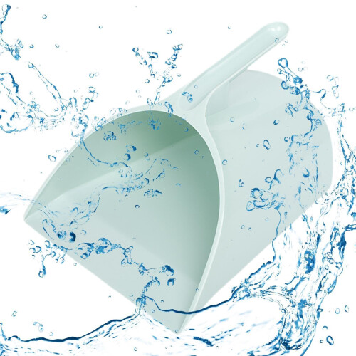 Handheld Dustpan for Home Cleaning, Compact Lightweight Blue Dustpan with Ergonomic Grip 2