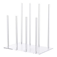 Acrylic Boot Storage Holder Organizes 4 Pair Space Efficient