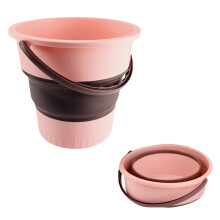 Collapsible Bucket 5L Foldable SpaceSaving Design for Camping, Car Washing, and Home Cleaning Tasks