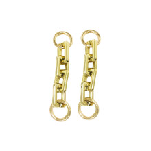 2Pcs Purse Extender Chain 1.6cm Long Bag Strap Extension-gold