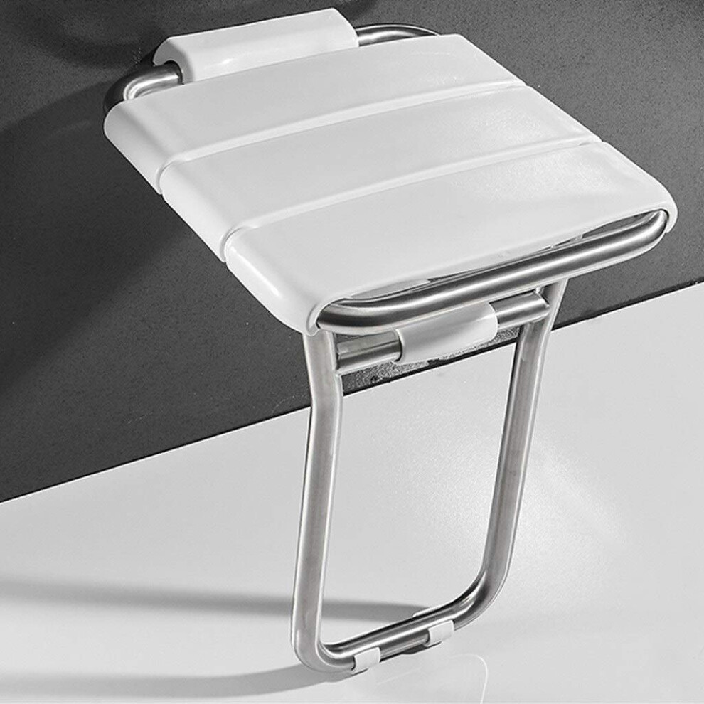 Wall Mounted Folding Shower Seat for Elderly and Disabled Adults, 250kg Heavy Duty Ergonomic Bench
