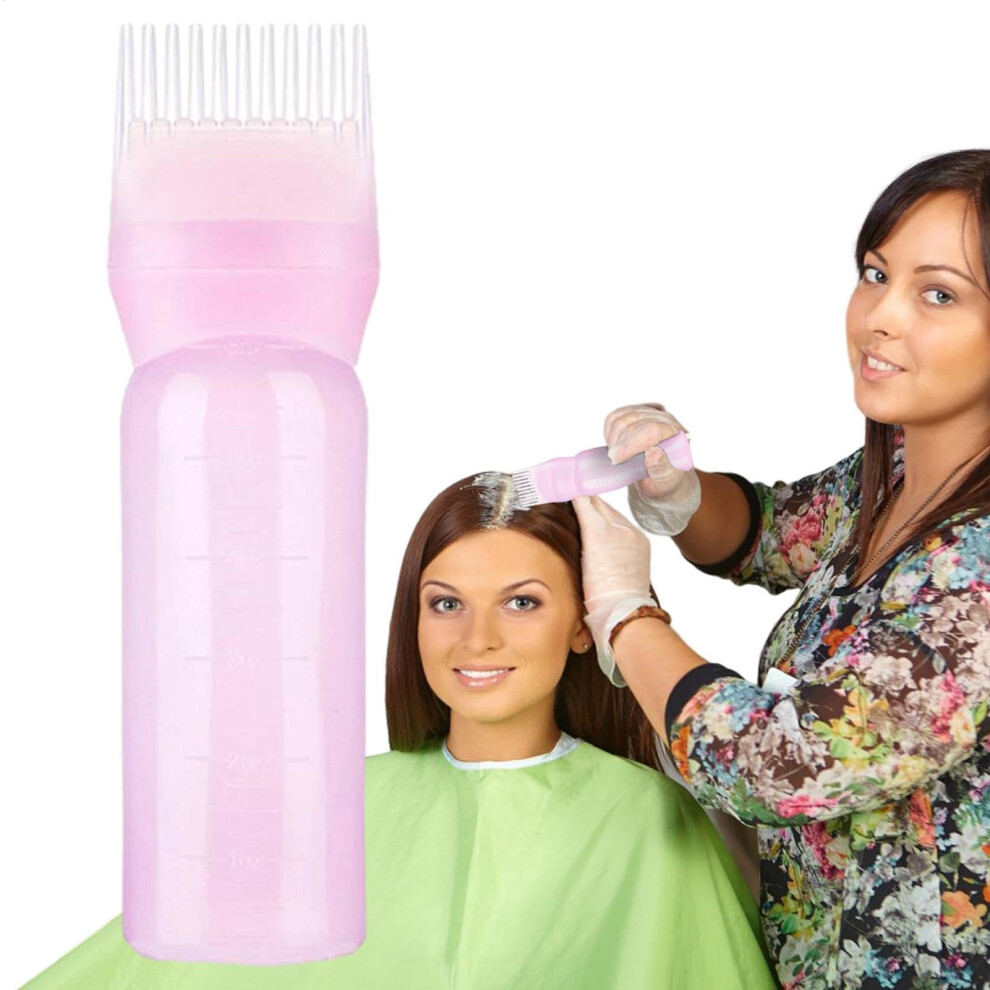 Hair Dye Applicator Bottle with Comb for Precise Root Application and Even Color Distribution Ref: 7174