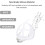5 Pack 3D Face Mask Bracket Silicone Inner Support Frame for Comfortable Breathing and Lipstick Protection 5