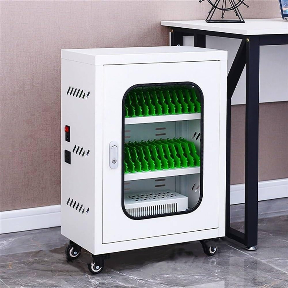 30 Slot Mobile Phone Charging Cabinet With Lock, Fast MultiâDevice Charging Station For Schools And Offices 9330225354215