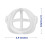 10 PCS 3D Mask Bracket for Adults, Breathable Reusable Mask Support Frame Insert, AntiFriction Comfort Design 2