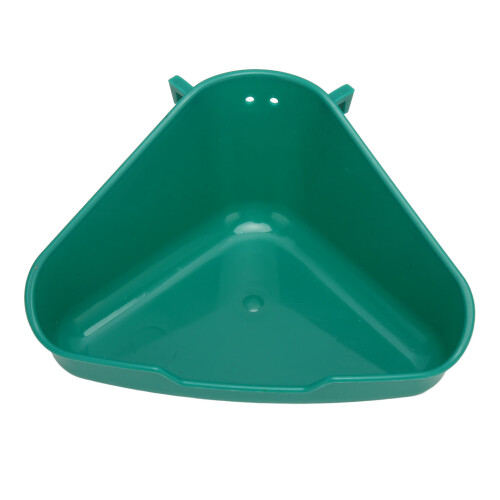Fanshaped Small Corner Litter Box S Deep Green