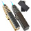 2 Pack Windproof Adjustable Butane Torch Lighter, Refillable Jet Flame for Cigar Grill BBQ Kitchen 1