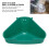 Fanshaped Small Corner Litter Box S Deep Green 6