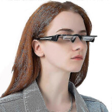 (grey) Ultra-light Lazy Glasses Mirror Lying Down Watching Tv Horizontal Reading Reading Mirror Wearing High-definition Glass