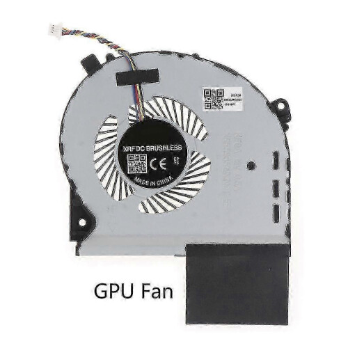 (GPU) Cpu Gpu Fan Laptop Cooling Fan Dc12v 0.4a 4pin Radiator For Asus Rog Strix Gl703 - KM 1