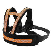 (Orange) Child Motorcycle Harness Adjustable Breathable Bicycle Bike Safety Belt with Reflective Strip Kids Safety for Seat Strap - KM