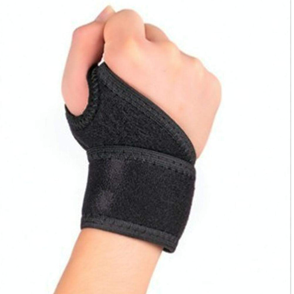 Adjustable Breathable Wrist Support Brace for Sports and Pain Relief, Secure Hook Loop Strap