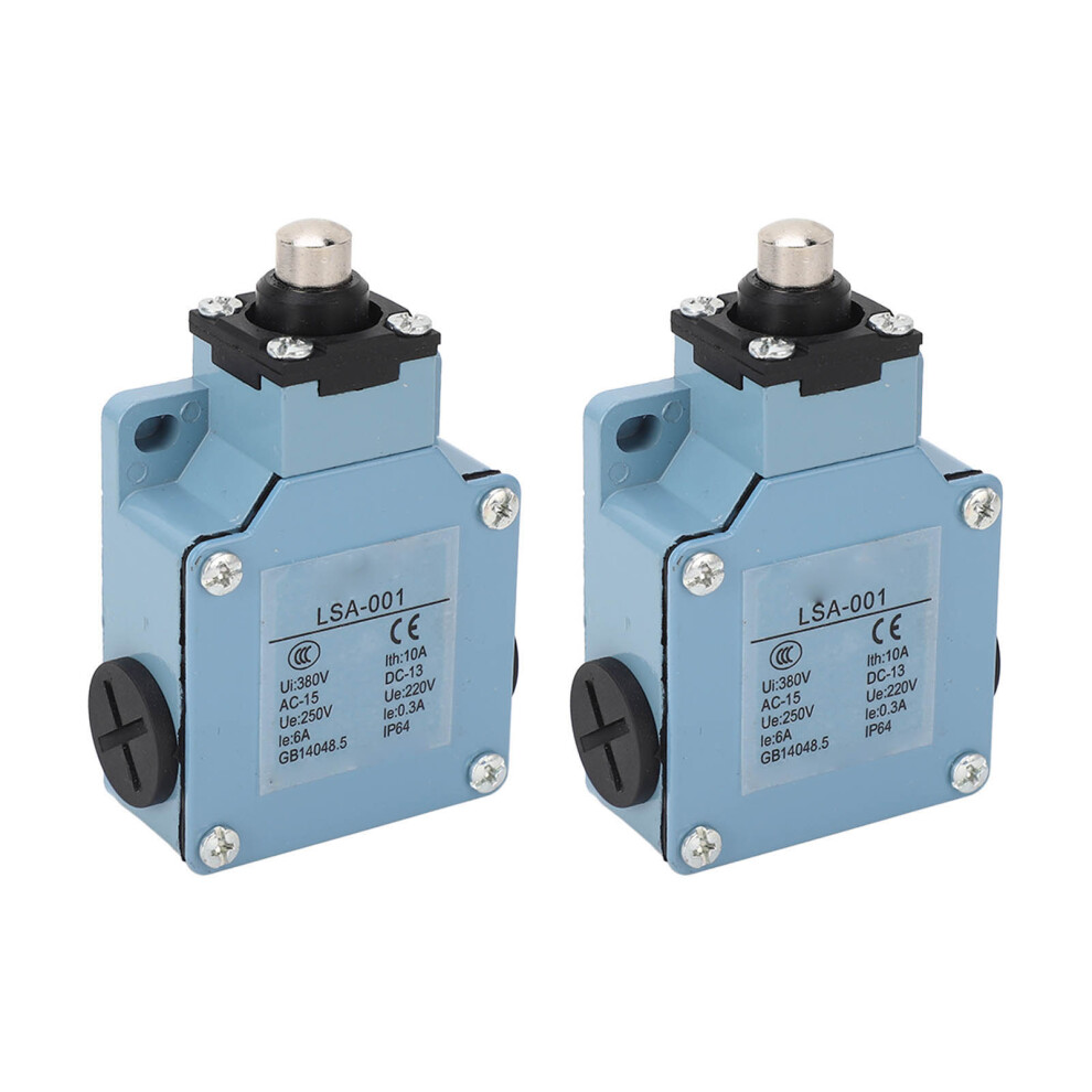 Lsa-001 2Pcs Self-Reset Plunger Limit Switch 250V 4621393666916