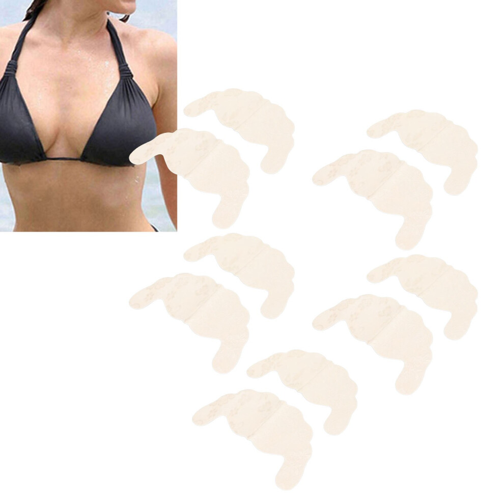 5 Pairs Breast Lift Nipple Covers Size C Khaki