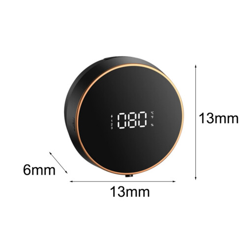 Wall Mounted Automatic Soap Dispenser with LED Temperature Display, USB Rechargeable Touchless Foam Dispenser White 2