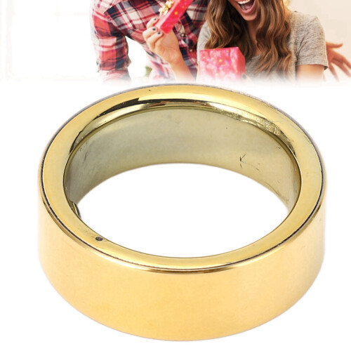 Smart Ring IPX8 18mAh Gold OneSize StainlessSteel 2