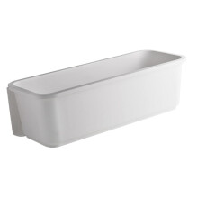 Wall Mounted Storage Organizer Self Adhesive Tissue Box Holder Space Saving Behind Door Bin for Bathroom and Pantry