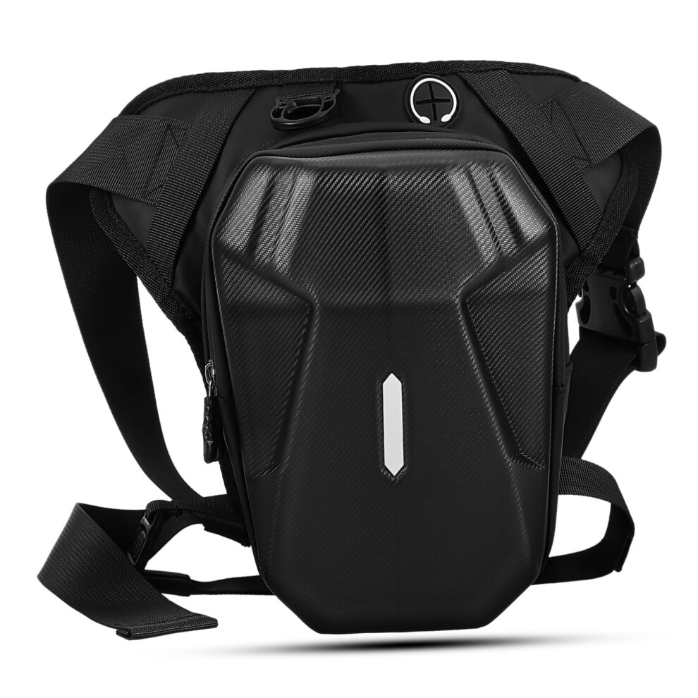 Waterproof Motorcycle Leg Bag With Multiple Pockets, Adjustable Thigh Fit, Unisex For Riding Hiking 9351714503334