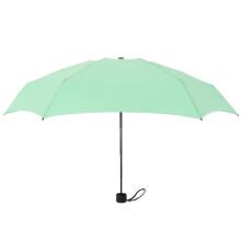 Compact Umbrella Green Mini Folding Travel Umbrella Dual RainSun Protection Lightweight Durable