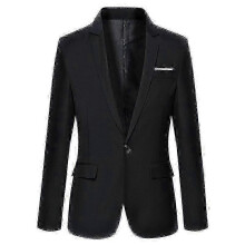 (XXXL, Black) Wedding blazer for men - premium groom tuxedo jacket