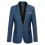 (L, Gray) Wedding blazer for men - premium groom tuxedo jacket 2