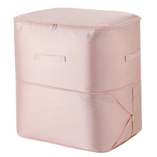 Large Capacity Clothes Storage Bag 132L Compression Quilt Organizer with Soft Satin Fabric and Dust Protection Cover