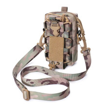 Tactical Waist Pack with Water Bottle Pouch, Durable 1000D Nylon EDC Bag for Hiking and Hunting