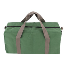 Canvas Tool Bag 18 Inch Heavy Duty Waterproof Wide Mouth Large Capacity with Detachable Shoulder Strap