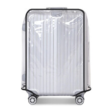 Transparent PVC Luggage Cover 28 Inch Waterproof Scratch‑Resistant Suitcase Protector for Travel