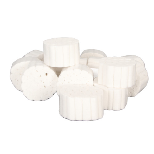 1000Pcs Cotton Rolls 3.8cm White Nosebleed Plugs 2