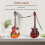 Mini Electric Guitar Model 08, 8.0 cm, Natural 4