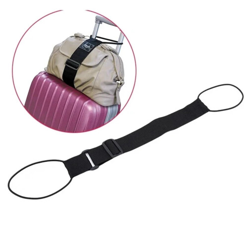 Adjustable Luggage Straps for Suitcases 6pcs Elastic Travel Belt with Rustproof Lock and Secure Closure 1